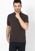 Wilkins & Tuscany Coffee Solid Polo T-Shirts