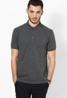 Wilkins & Tuscany Grey Solid Polo T-Shirts