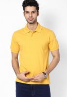 Wilkins & Tuscany Yellow Solid Polo T-Shirts