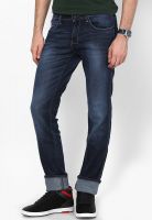 Wrangler Blue Low Rise Regular Fit Jeans