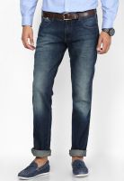 Wrangler Blue Low Rise Regular Fit Jeans