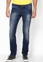 Wrangler Blue Low Rise Slim Fit Jeans