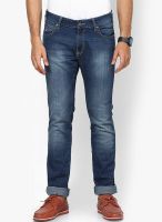 Wrangler Blue Washed Slim Fit Jeans (Skanders)