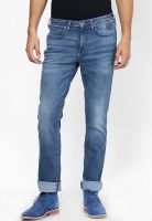 Wrangler Light Blue Slim Fit Jeans(Millard)