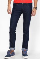 Wrangler Navy Blue Slim Fit Jeans(Skanders)