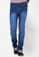 Yepme Blue Washed Slim Fit Jeans