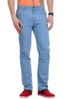 Yepme Light Blue Solid Regular Fit Jeans
