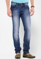 Yepme Washed Blue Slim Fit Jeans