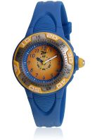Zoop Ndc1002Pp03Aj-A420A Blue/Orange Analog Watch