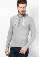 s.Oliver Grey Round Neck T-Shirt