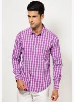 Basics Purple Casual Shirts