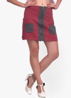 Belle Fille Red Tulip Skirt