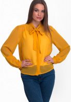 Belle Fille Yellow Solid Shirt