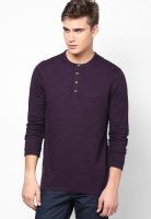 Burton Purple Henley T-Shirt