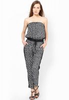 Chemistry Black Stripes Jumpsuit