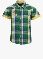 Dreamszone Green Casual Shirt