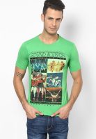 Duke Green Round Neck T-Shirt (Smart Fit)