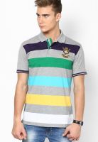 Duke Grey Melange Polo T-Shirt