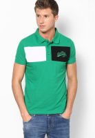 Duke Stardust Collection Green Smart Fit Polo T Shirt