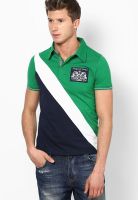 Duke Stardust Collection Green Smart Fit Polo T Shirt