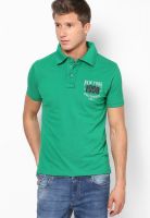 Duke Stardust Collection Green Smart Fit Polo T Shirt