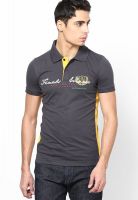 Duke Stardust Collection Grey Smart Fit Polo T Shirt
