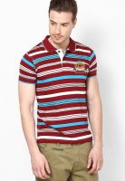 Duke Stardust Collection Maroon Smart Fit Polo T Shirt