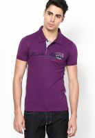 Duke Stardust Collection Purple Smart Fit Polo T Shirt