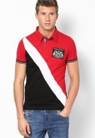 Duke Stardust Collection Red Smart Fit Polo T Shirt