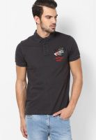 Ed Hardy Grey Polo T-Shirt