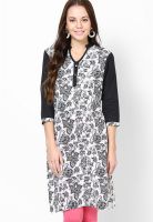 Entropy Black Printed Kurtas