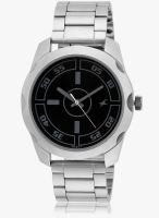 Fastrack 3123Sm01 Silver/Black Analog Watch