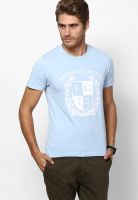 French Connection Light Blue Round Neck T-Shirt