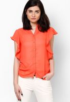 Gipsy Orange Solid Shirt