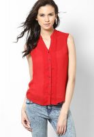 Gipsy Red Solid Shirt