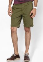 Indigo Nation Olive Regular Shorts
