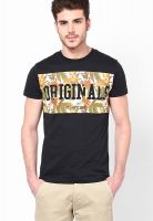 Jack & Jones Black Crew Neck T Shirt