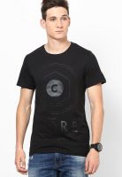 Jack & Jones Black Round Neck T Shirt