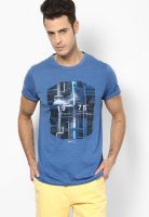 Jack & Jones Blue Crew Neck T Shirt