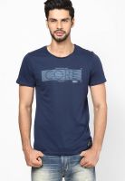 Jack & Jones Blue Crew Neck T Shirt