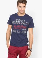 Jack & Jones Blue Crew Neck T Shirt