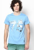 Jack & Jones Blue Crew Neck T Shirt