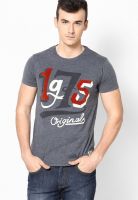 Jack & Jones Grey Crew Neck T Shirt