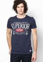 Jack & Jones Indigo Crew Neck T Shirt