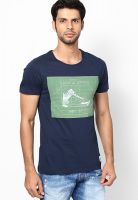 Jack & Jones Navy Blue Crew Neck T Shirt