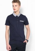 Jack & Jones Navy Blue Polo T Shirt