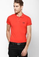 Jack & Jones Red Polo T Shirt