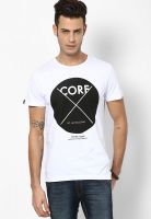 Jack & Jones White Round Neck T Shirt