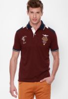 Jogur Wine Solid Polo T-Shirts