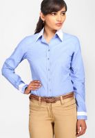 Kaaryah Blue Solid Shirt
